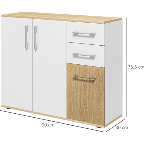 Enfilade, Un meuble de salon de style simple et épuré peut être un, dim. 90L x 30l x 75.5H cm, Un meuble de salon de (1/5)