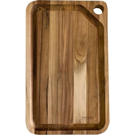 Planche Tramontina 40x23cm Polyvalente, Bois Durable, Double Usage - Tramontina (1/4)