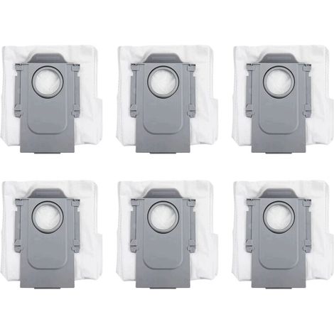 6er-Pack Staubbeutel für den Roborock Q Revo Saugroboter, Zubehör und Ersatzteile, Ersatzstaubbeutel mit großem Fassungsvermögen (1/5)