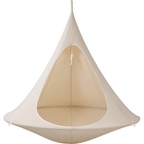 Chaise suspendue balançoire intérieure et extérieure – hamac intérieur/extérieur confortable, tissu Oxford épais, capacité de charge 100 kg (1/5)