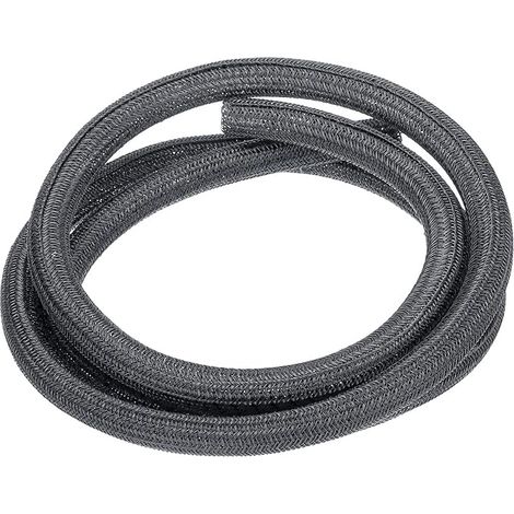 5/16" 5 Pieds Gris Auto-enroulement Incendie Retardant à manches Pet Manche tressée pour les câbles automobiles et la gestion de câble à domicile (1/5)