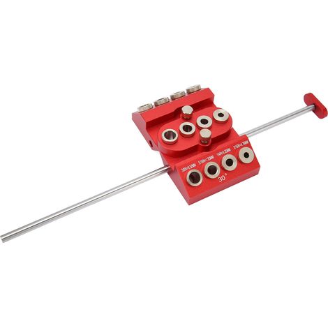 Jig de perçage multi-angle 30/45/90° pour bois, guide de perçage précis avec réglage étendu (1/5)