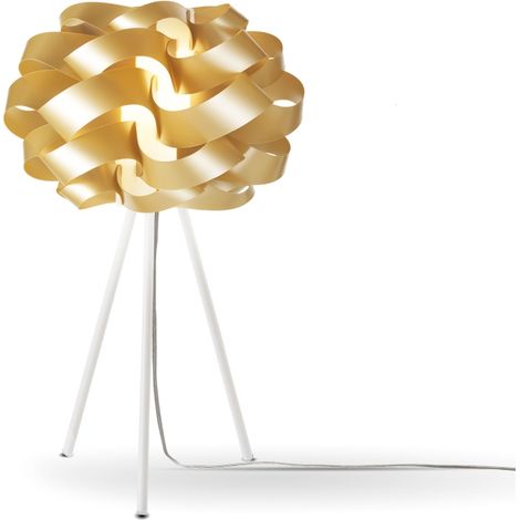 Lampada Da Scrivania Moderna Cloud Polilux ® New Gold E Metallo 1 Luce E27 (1/2)