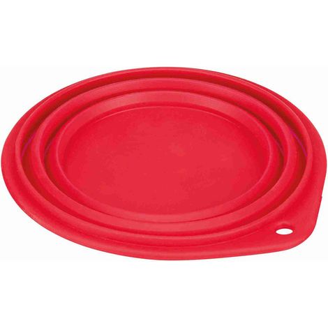 Comedero para Mascotas Trixie 25012 Azul Rojo Silicona (1/2)
