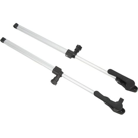 Amortisseur de fenêtre de Caravane, Alliage d'aluminium 310-435 mm 1 Paire de tiges de Support de fenêtre de Camping-Car pour remorques de Camping-Cardyk- (1/4)