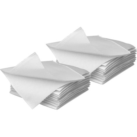 Klett-Pads 20 Stück, selbstklebend, 10x10cm, weiß (1/2)