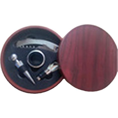 Ouvre-bouteille - Set 4 Pièces - Boîte en Bois - Pour Bouteilles de Vin et de Champagne - Accessoire Bar (1/5)