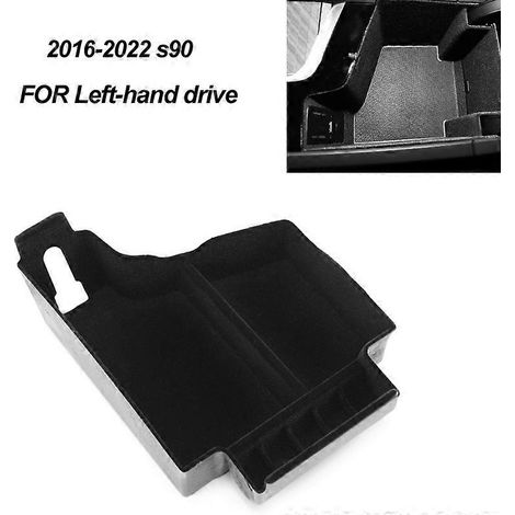 Boîte de rangement pour accoudoir de voiture, support et plateau pour Volvo XC90, XC60, S90, V90, S60, V60, XC40 (S90)