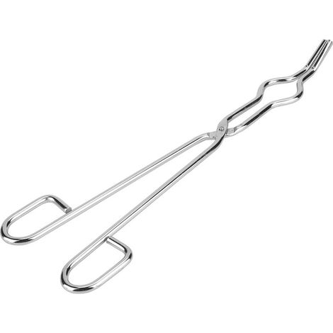 Support bécher creuset inox 300mm – Pince avec rivet classe avion pour laboratoire (1/5)