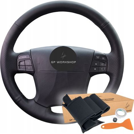 Embellecedor de la cubierta del volante para Volvo S80 2006-2009, XC70 2007-2010 y V70. (1/5)