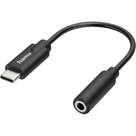 Hama USB 2.0 Adapter [1x USB-C® Stecker - 1x Klinkenbuchse 3.5 mm] (1/2)