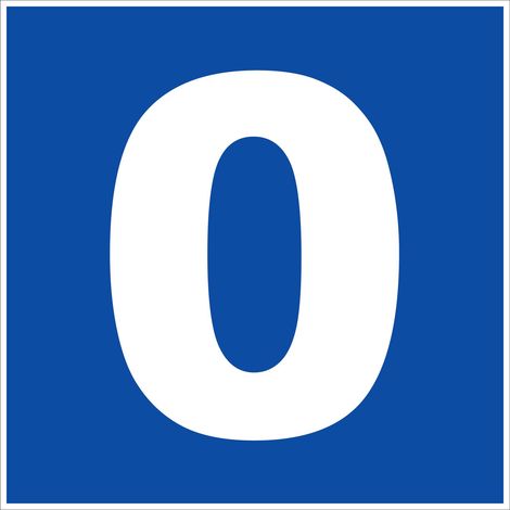 N°0 - 200x200mm - Rigide Bleu - 4220659