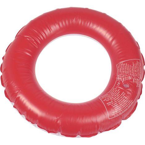 Anello salvagente rosso gonfiabile per piscina e acquagym (1/2)