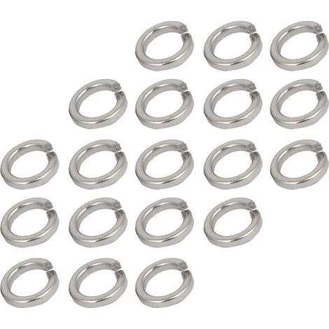 100Pcs Rondelle Grower (M5) Rondelle Grower Élastique Joint (1/5)