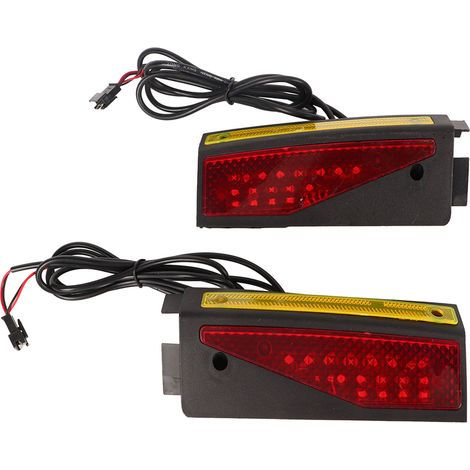 paire de feux avant pour scooter, 25 cm (10 pouces), lampe de signalisation haute luminosité avec clignotants pour la conduite. (1/5)