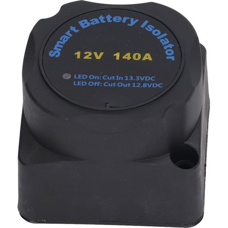 Kit de Séparateur de Batterie 12V 140A avec Relais de Tension et Chargeur Double Automatique (1/5)