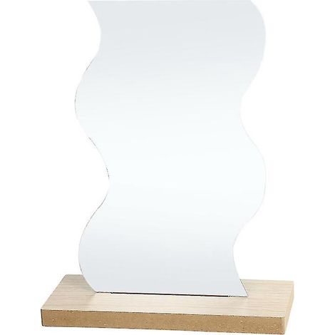 1 miroir de table en bois (1/3)