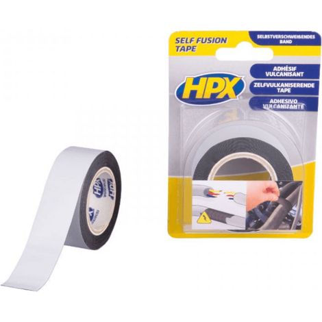 Cinta vulcanizante Self Fusion HPX de 25 mm x 3 m, cinta aislante para sellado de cables eléctricos, tuberías, mangueras, reparación de instalaciones hidráulicas y automotrices, resistente a la temper