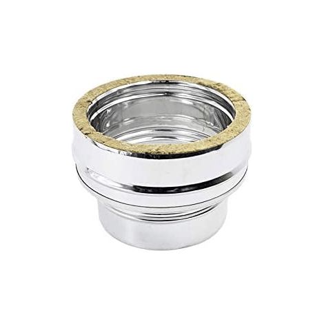 RACCORDO DOPPIA PARETE PER CALDAIA Ø F 80/130 - F 80 mm