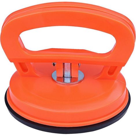 2 pezzi di estrattori per ammaccature da 11,5 cm con ventose per riparazione auto, strumento di rimozione ventose, arancione (1/5)