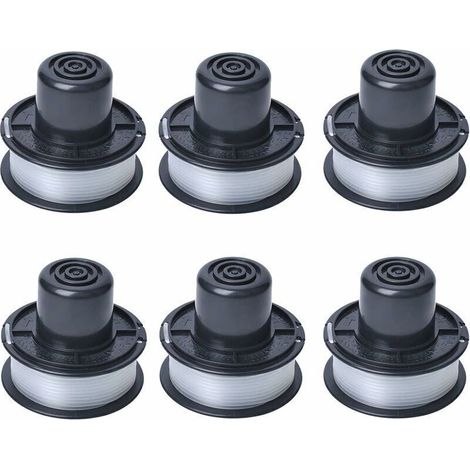 ALLIANDISA6226 Bobine de fil compatible avec Black et Decker Auf Tipp Coupe-herbe automatique GL250 / GL310 / GL360 / GL360SB avec 6m ligne, 6-pack (1/4)