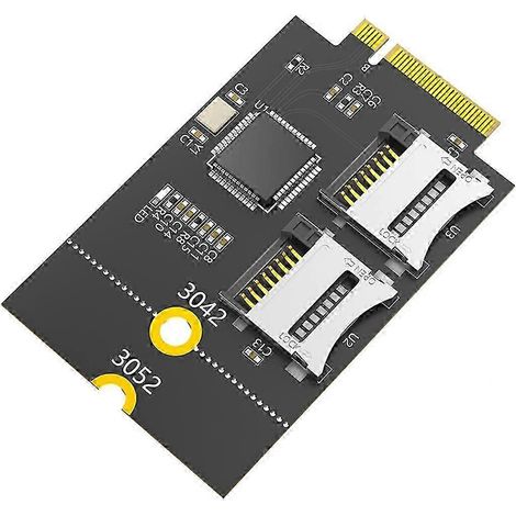 Dual-Micro-SD-Kartenleser, TF-Kartenleser zu NGFF M.2 Key B-Leser-JXLGV (1/5)