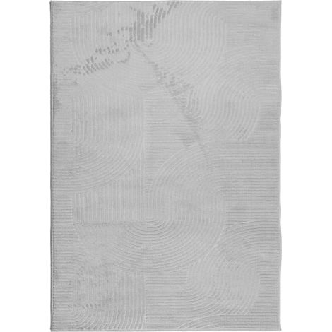 Teppich IZA Kurzflor skandinavischer Stil grau 120x170 cm
