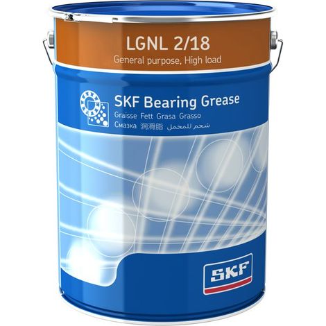 Graisse pour roulement General purpose, high load industrial bearing grease Huile minérale SKF, Seau de 18 kg ( Prix pour 1 )