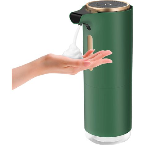Distributeur De Savon Automatique - Capteur Infrarouge - 300 Ml - Sans Contact - Rechargeable Usb - Pour Cuisine Et Salle De Bain (1/5)