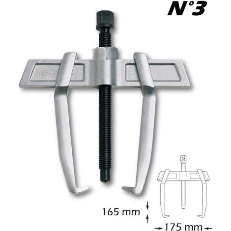 USAG 454 ESTRATTORE A 2 BRACCI REVERSIBILI PER ESTERNI INTERNI PROFESSIONALE - Nr. 3 - 175x165 mm (1/2)