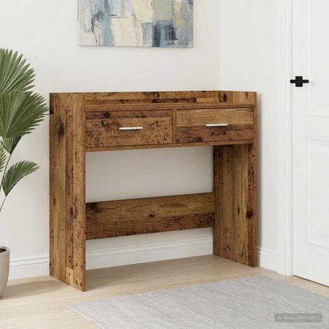 Teenpull – Konsolentisch Altholz 90 x 35 x 80 cm Holzwerkstoff (1/5)