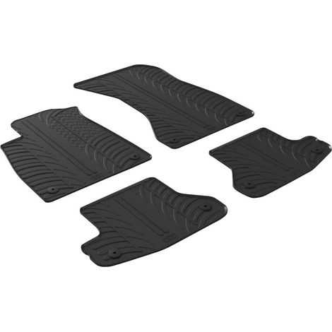 Set tappeti su misura in gomma - compatibile per Audi A5 Cabrio (03/1709/24) - Audi A5 Coupè (09/1609/24)