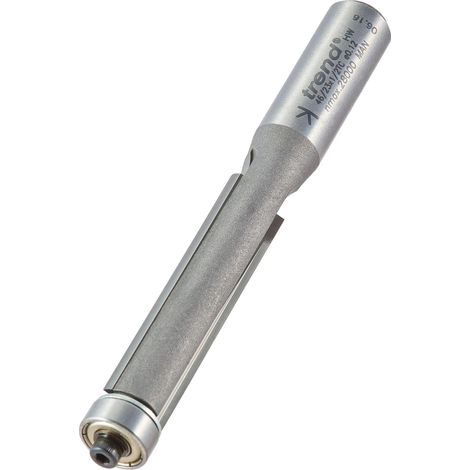 Trend 46/23X1/2 TCT 90° Template Profiler Router Bit, 12.7mm Diameter x 50mm Length, Bearing Guided Trimmer Cutter (1/5)