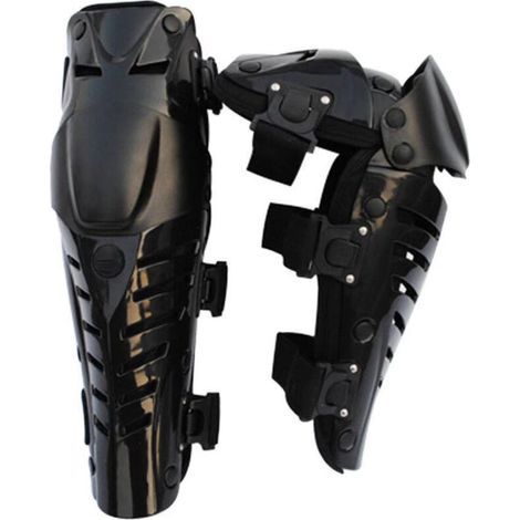 Genou Coude Genouillères Protège-tibias longs Protège-tibias Protège-tibias Protège-bras Équipement de protection pour Motocross Moto Vélo Skateboard Vélo (1/5)