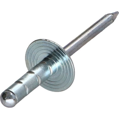 Rivet aveugle tout acier 4.8X17 Tête large Multi-serrage POLYGRIP