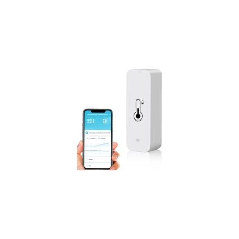 Thermomètre hygromètre WiFi intelligent – Capteur température/humidité intérieur/extérieur – Application Smart Life – Surveillance à distance (1/5)