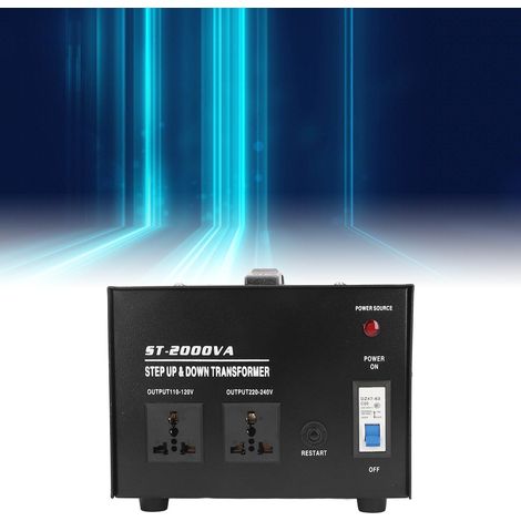 ST-2000VA 2000W Leistungstransformator, 220V auf 110V Spannungswandler, Europäischer Standardstecker 110V/220V (1/5)