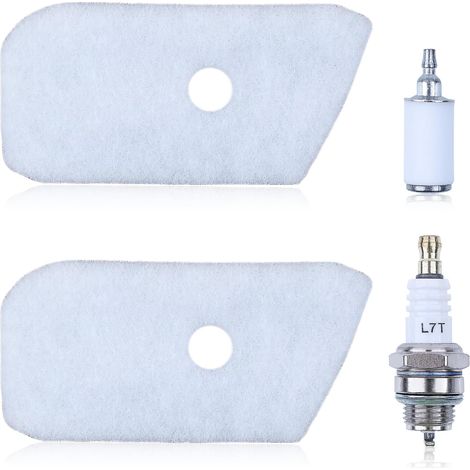 530150253 Air Fuel Filter Spark Plug Kit for Husqvarna 124L 125L 125C 125R 125RJ 128L 128LD 128LDX 128C 128CD 128R String Trimmer (1/5)