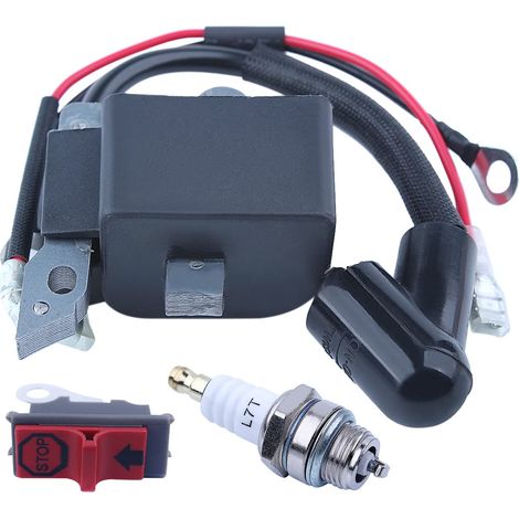 Bobine d'allumage pour Husqvarna 240 235 141 137 136 41 36 interrupteur d'arrêt (1/5)