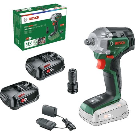 Bosch 18v Brushless 18v Impact Wrench UniversalImpactDrive + X2 1.5AH Battery (1/5)