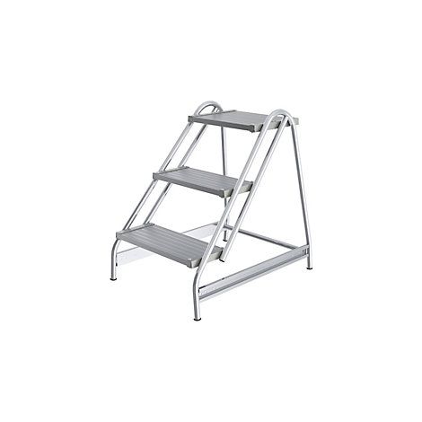 Tarima de trabajo de aluminio  peldaños de aluminio acanalado 