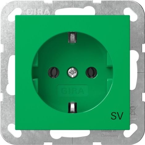 Gira SCHUKO SV System 55 Grün 4188107