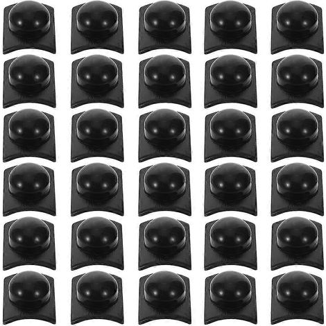 50 embouts de bouton de lampe torche : capuchons de rechange en caoutchouc antidérapant pour interrupteurs de plusieurs modèles de lampes torches d'extérieur (1/4)