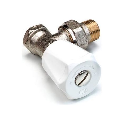 Comap – Robinet manuel de radiateur équerre à visser F 3/8" (12x17) – Réglage précis – S640000