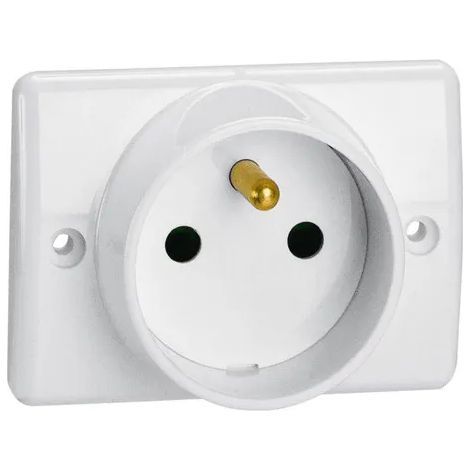 Legrand Schutzkontaktstecker Weiß 16A 250V