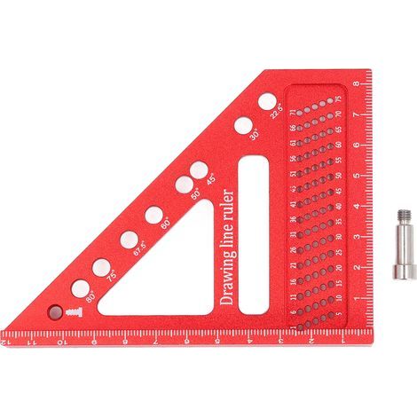 Petit charpentier carré intégré en alliage d'aluminium, Mini à 90 degrés pour le travail du bois (1/5)