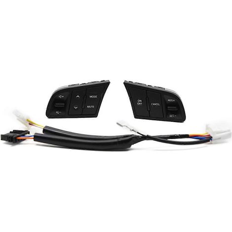 Botón de control de audio del volante para coche, interruptor de control de crucero con arnés de cableado para Soul Forte 2014-2017 (1/5)