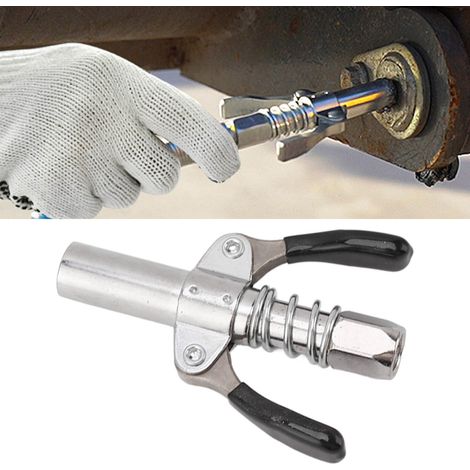 [Acoplamiento lubricador] Acoplamientos lubricadores de liberación rápida con doble manija y tapas en los extremos, presión nominal 10 000 PSI, rosca interna G1/8 (1/5)