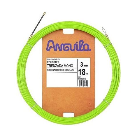 ANGUILA 73300018 Trenza poliéster diámetro 3mm 18 metros