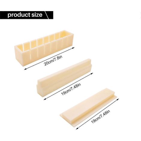 Sushi Maker Mold Japanse Cake Mold Making Kit Square Sushi Mold B-- (1/5)